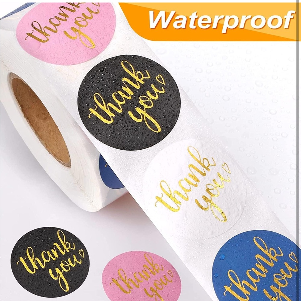 Thank You Sticker Roll - Multicolor - Picture 4 of 7